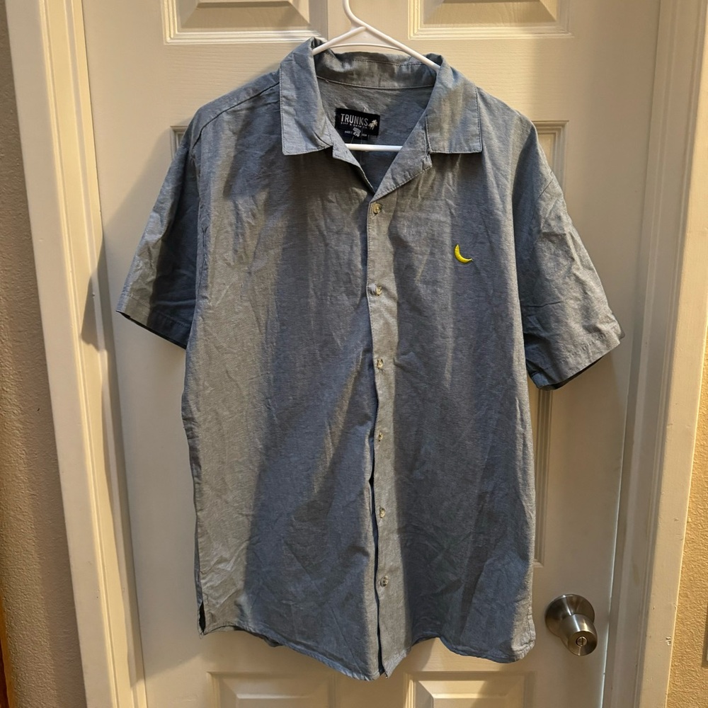 Trunks Men’s Short Sleeve Button Up Laguna Beach Shirt